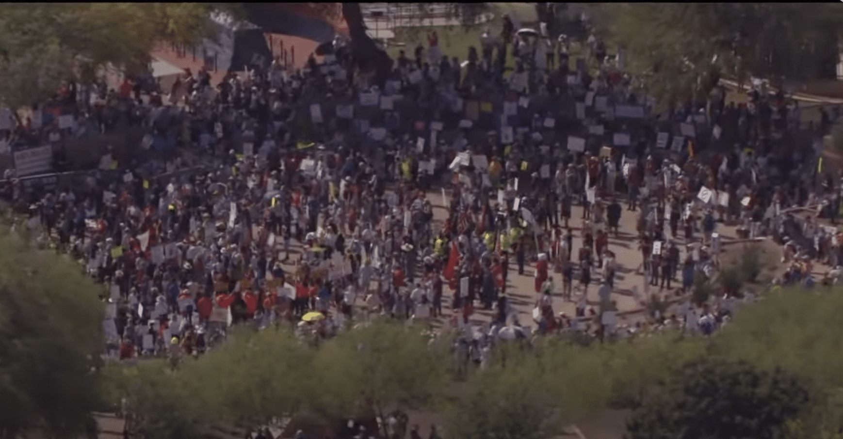 Hundreds of thousands around the Globe protest Trump tariff agenda